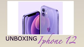 Purple IPHONE 12 | Unboxing