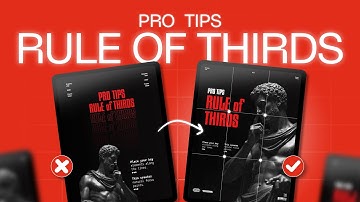 Simple Tricks to INSTANTLY Improve Your Graphic Design Skills with the Rule of Thirds