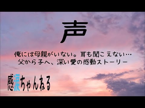 声～俺には母親がいない。耳も聞こえない…父から子へ、深い愛の感動ストーリー～