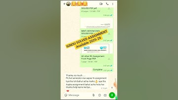 IGNOU Solved Assignment PDF FreeDownload |IGNOU Assignment AnswerKaise Download Kare |IGNOU NEWS