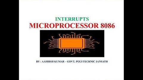 Interrupts Microprocessor 8086