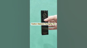 Custom Paper Packaging Foldinf Box For Mascara/Cosmetic #mascarapackaging #mascarabox #custombox