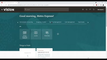 Oracle Financials Fusion - General ledger Budget & FRS