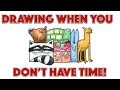 Drawing When You Don't Have Time // Inspirational