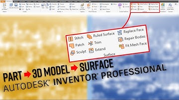 AUTODESK INVENTOR ELKE KNOP UITGELEGD! Onderdeel - 3D-model - Oppervlak