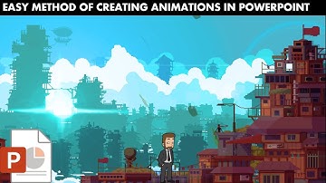 Easy Method of Creating Animation Scene in PowerPoint Animation Tutorial