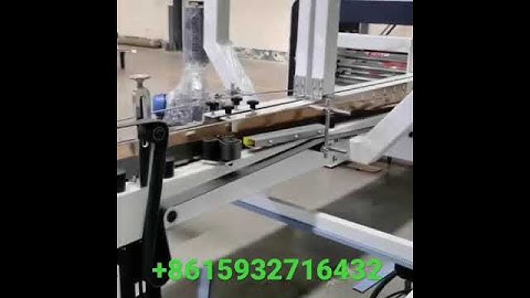 Full automatic carton folder gluer machine whatsapp:+8615932716432