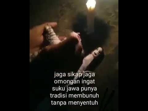 Ada istilah Jawa  membunuh  tanpa  menyentuh  YouTube