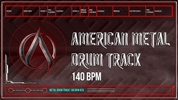 American Metal Drum Track 140 BPM | Preset 3.0 | Reissued (HQ,HD)
