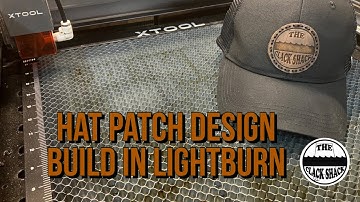Hat Patch design build in lightburn