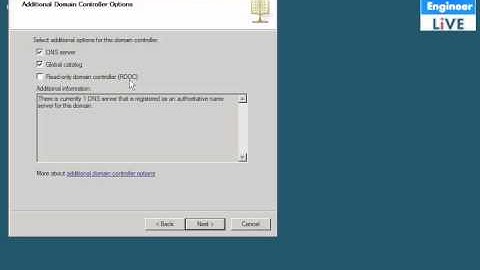 Install ADC (Additional Domain Controller) in Windows Server 2008