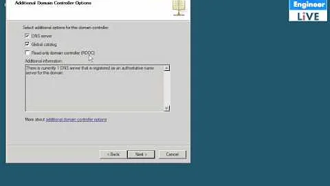 Install ADC (Additional Domain Controller) in Windows Server 2008
