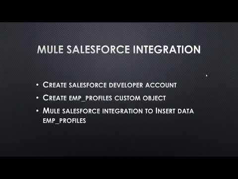 MuleSoft | Mule ESB 4 | Session 47 |  Mule Salesforce | Setup Salesforce and create operation