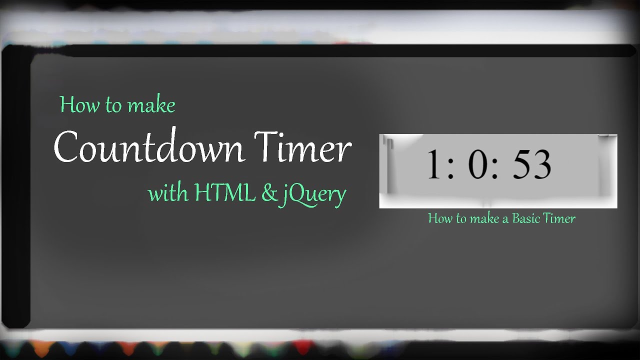 Jquery Timer