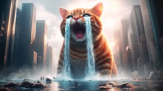 Giant Cat Can't Stop Crying! #cat #giant #ai #cutecat by BiliCats 997 views 2 months ago 37 seconds