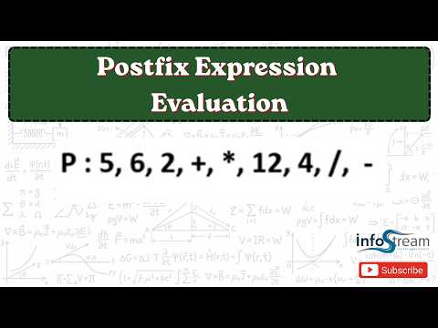 Postfix  Expression Evaluation | Data Structures & Algorithm | All universities