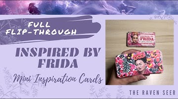 INSPIRED BY FRIDA - MINI INSPIRATION CARDS: Frida Kahlo artworks behind words of wisdom. Buy now! 💕💕