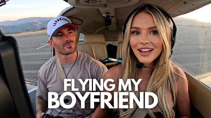 My first time flying my boyfriend as a pilot 👩‍✈😳