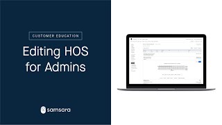 Admin Dashboard: Editing Hours of Service