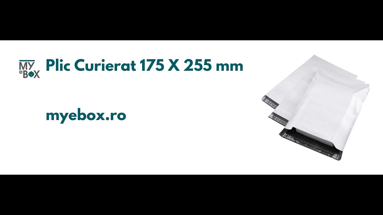 Plic Curierat 175 X 255 mm I Pungi Curierat I Plicuri Curierat MyEbox I