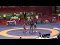 55 kq sərbəst güləş GOLD MEDAL Simone Vinçentso Piroddu (İTA) - Əbülfəz Nəsirov (AZE)