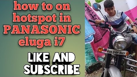 Panasonic eluga i7 Ka hotspot kaise on Kare seekh lo