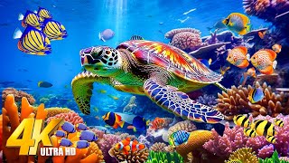 Healing Music for The Soul  Sea Animals for Relaxation, Beautiful Coral Reef Fish in Aquarium #13