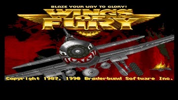 Wings of Fury Amiga - Intro / Opening and Gameplay (Full HD 1080p)
