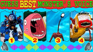 Guess Monster Voice Skibidi Thomas, Train Eater, Light Head, Bus Eater Coffin Dance