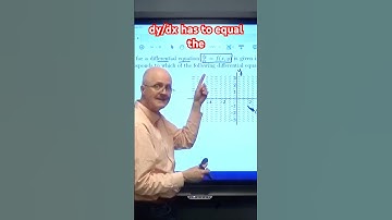 SLOPE FIELD meaning for dy/dx=f(x,y) Differential Equation #maths #calculus #apcalculus