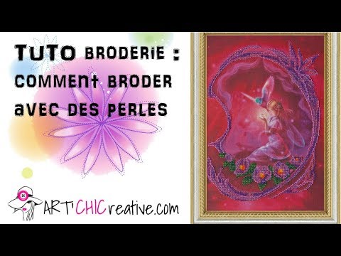 Vidéo: Comment Broder Avec Des Perles Sur Toile