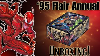 Opening a SEALED 1995 Flair Marvel Annual Box | Vintage Marvel Cards!