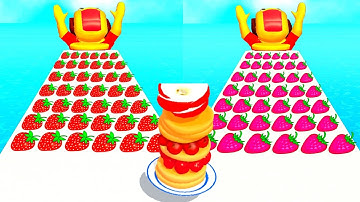 Pancake Run-All Level Android IOS Gameplay Walkthrough Video Game | New Level