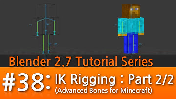 Blender 2.7 Tutorial #38 : IK Rigging (Part 2/2) #b3d