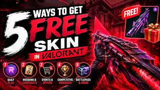 5 Ways to Get FREE Skins in Valorant (100% Legit) 🔥(100% Legit) | 2026 No VP Needed