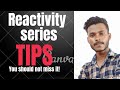 Reactivity series  explain by swaggy sir in 60 seconds