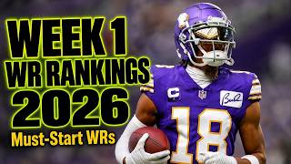 Week 1 WR Rankings Fantasy Football 2026
