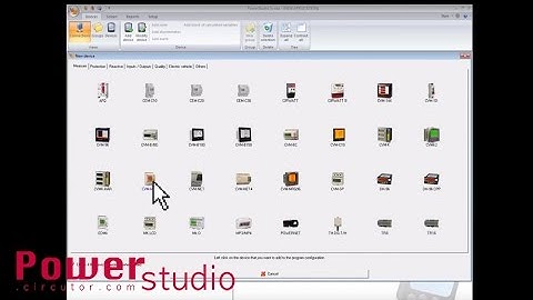 How to connect CVM-MINI to PowerStudio Scada?
