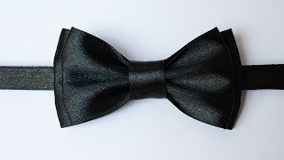 Галстукбабочка своими руками из атласной ленты / Bow tie with your own hands from satin ribbon