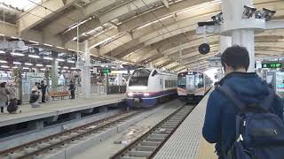 E653系H203編成 3018M 特急しらゆき8号 新潟→上越妙高 新潟駅発車