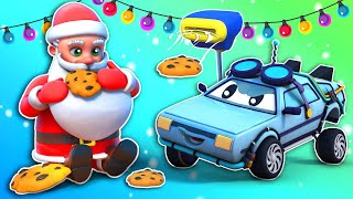 رسوم متحركة للشاحنات للصغار - الشاحنة الخارقة عيد الميلاد: الطبيب الشرير يخطف سانتا !الشاحنة الخارقة