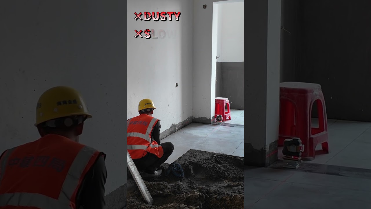 【Partner Robotics】Tired of messy tiling sites? Try FLOOR TILE PAVING ROBOT P900! 