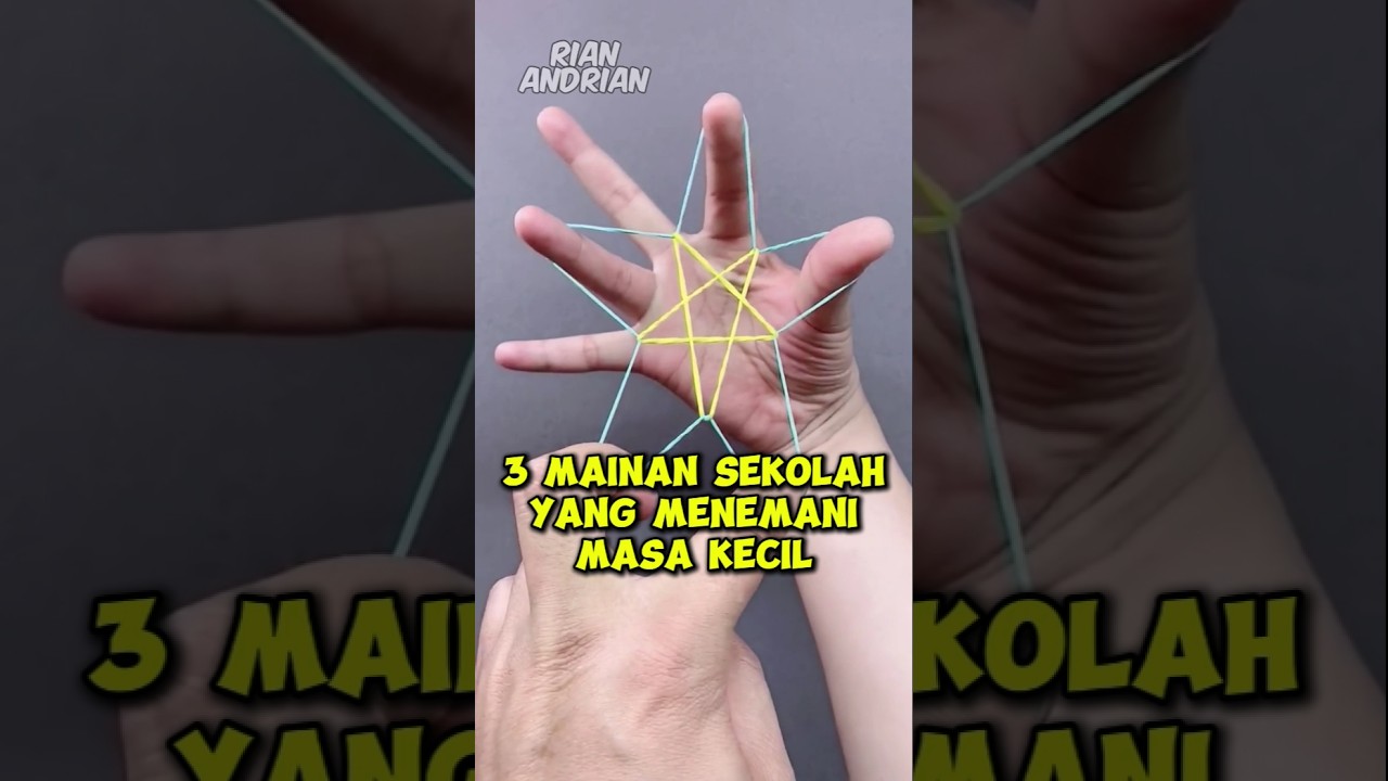 3 Mainan sekolah yang menemani masa kecil!! Nomor 3 sayang nya sudah terlupakan!!