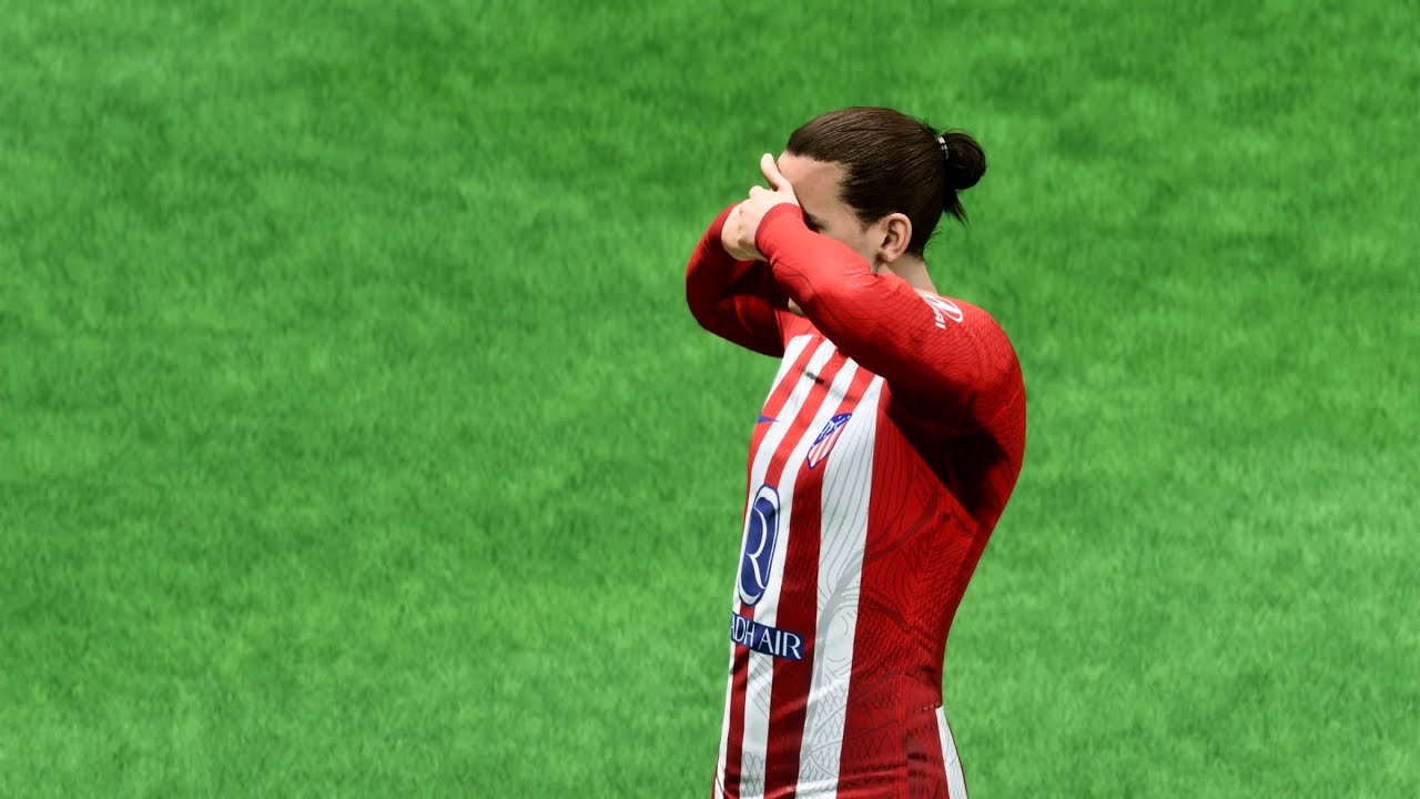 Griezmann’s brilliant finish into the top corner against his former club Barcelona- FC24