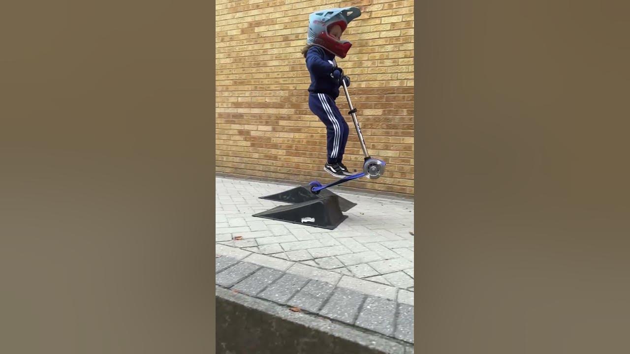 Scoot scoot #scooter #air #jump #reels #shorts #2022 #4yearsold #viral #ramps #shortsvideo
