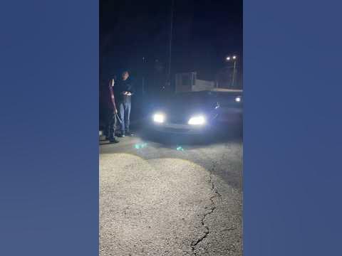 Как светят мини линзы н4 в теплом свете на авто Хендей акцент без ...