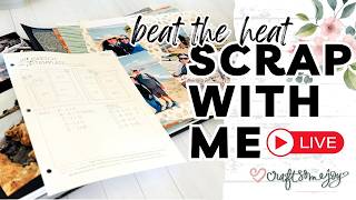 Ocean Treasures Scrap With Me | 2-Page Layout Live