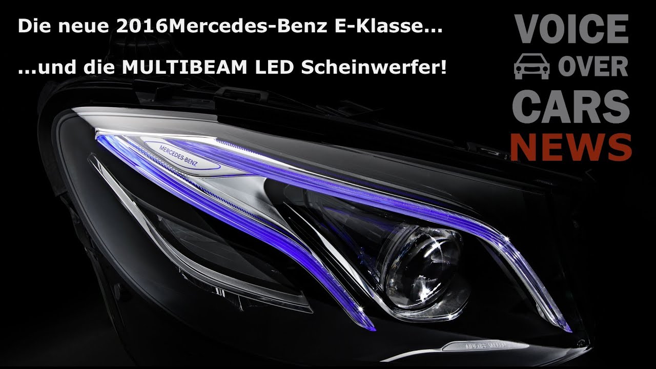 2016 Mercedes-Benz E-Klasse (W213) Front Multibeam LED Scheinwerfer ...