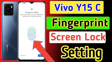 vivo y15c fingerprint screen lock setting | vivo y15c me fingerprint lock kaise lagaen | fingerprint