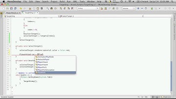 10. Unity3d Tutorial - Targeting Enemy 3/3